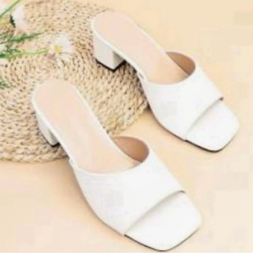 Heeled Mule Sandals